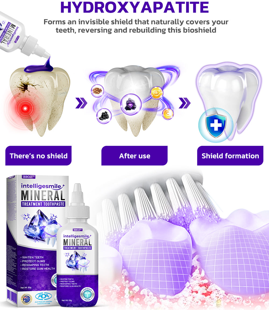 🥇 BBOJI™ Dentifricio IntelligeSmile con Trattamento Minerale (🇦🇺 Consigliato ADA)