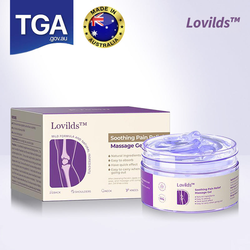 LOVILDS™ Turmeric & Emu Oil Arthritis Soothing Pain Relief Massage Gel 👨⚕️Australian Osteopathic Association (AOA)Approved