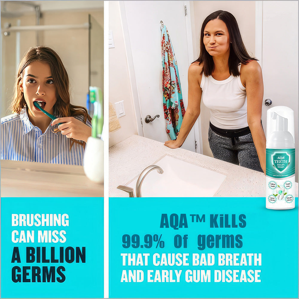 🔥 ULTIMO GIORNO - SCONTO DEL 70% 🔥 AQA™ COLLUTORIO NEW TEETH - Risolve tutti i problemi del cavo orale