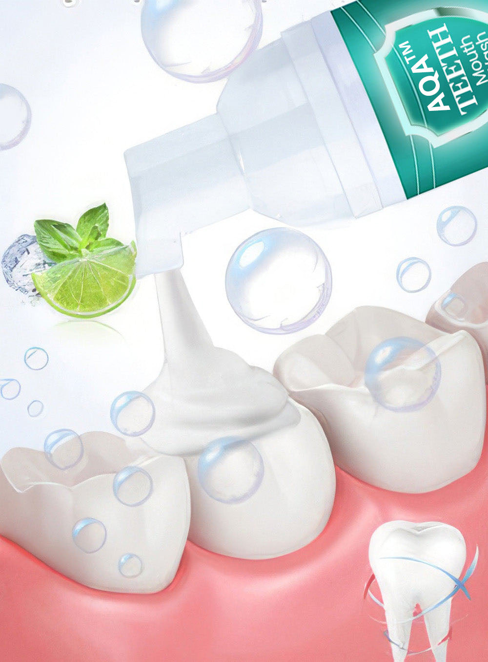 🔥 ULTIMO GIORNO - SCONTO DEL 70% 🔥 AQA™ COLLUTORIO NEW TEETH - Risolve tutti i problemi del cavo orale