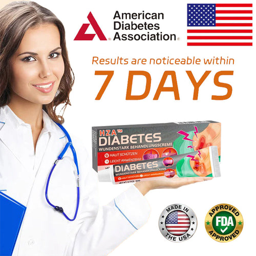 ✨HZA™ Crema per il trattamento forte delle ferite del diabete (👨⚕️Allevia il prurito della pelle, riduce gonfiore e dolore, antibatterica e antinfiammatoria, ferite a rapida guarigione, anti-cicatrici e antibatterica)
